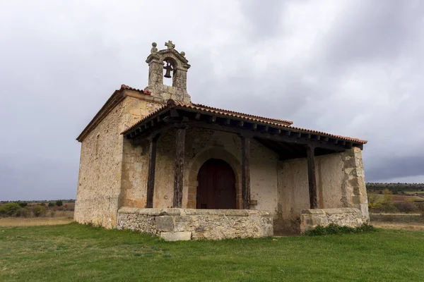 Christian hermitage in Soria on a cloudy day — Stock Image Christian hermitage in Soria on a cloudy day Stock Image