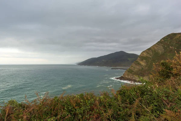 Vistas del Cantábrico desde el mirador de Zarautz — Foto de Stock