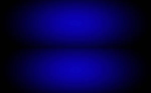 Palco com cores pretas e uma iluminação azul — Fotografia de Stock