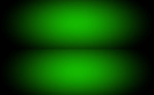 Scena z czarnymi kolorami i zielonym oświetleniem — Zdjęcie stockowe