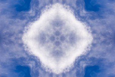 Dört eşit kenarı olan soyut bir arkaplan