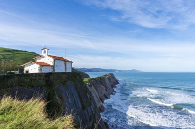 Zumaia 'daki San Telmo' nun Hıristiyan inziva yeri.