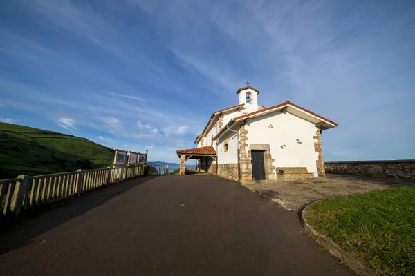 The Christian hermitage of San Telmo in Zumaia — Stock Photo, Image