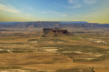 Navarra bardenas reales çöl