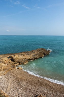 Vinaroz kıyıları açık bir günde, Costa Azahar