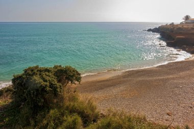 Vinaroz kıyıları açık bir günde, Costa Azahar
