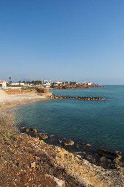 Vinaroz kıyıları açık bir günde, Costa Azahar