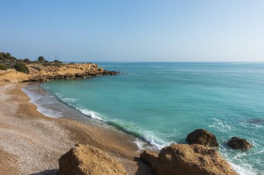 Vinaroz kıyıları açık bir günde, Costa Azahar