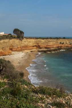 Vinaroz kıyıları açık bir günde, Costa Azahar