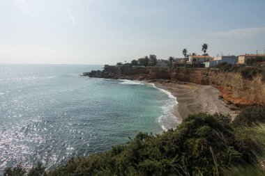 Vinaroz kıyıları açık bir günde, Costa Azahar