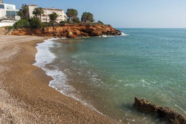 Vinaroz kıyıları açık bir günde, Costa Azahar