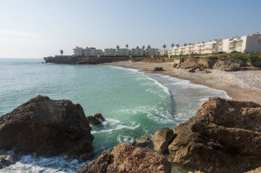 Vinaroz kıyıları açık bir günde, Costa Azahar