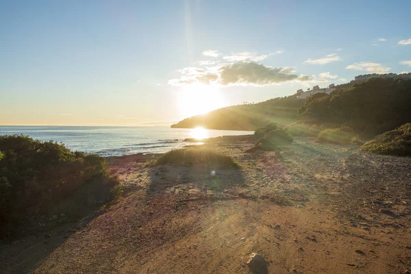 夏の晴れた日のレンガの海岸 — ストック写真