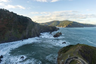 San Juan de Gaztelugatxe inzivaya çekilen merdivenlerden.