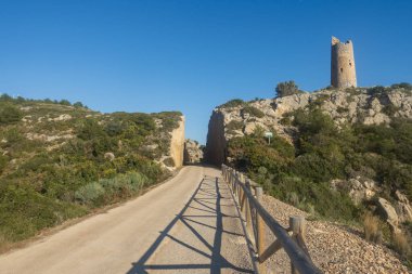 Benicassim ve oropesa del mar 'ın yeşil yolu, Costa azahar, İspanya