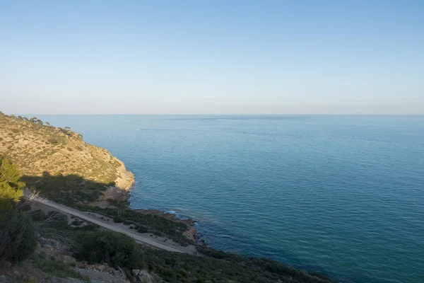 Zelená Cesta Benicassim Oropesa Del Mar Costa Azahar Španělsko — Stock fotografie