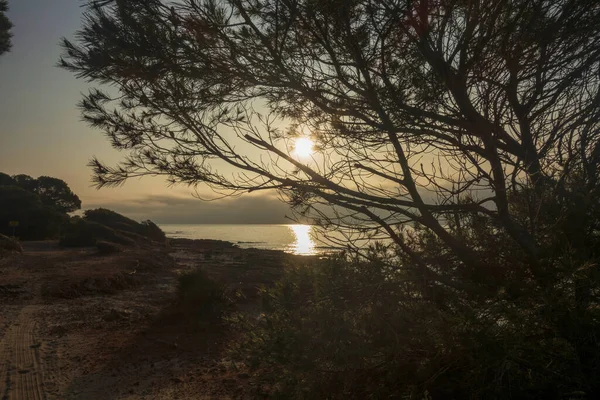 Costa Renega Amanhecer Oropesa Espanha — Fotografia de Stock