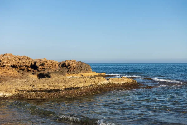 Día Despejado Playa Renega Oropesa España — Foto de Stock