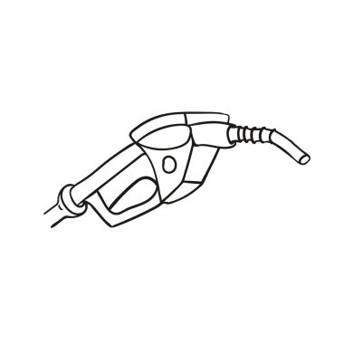 bir benzin istasyonu kroki yakın çekim