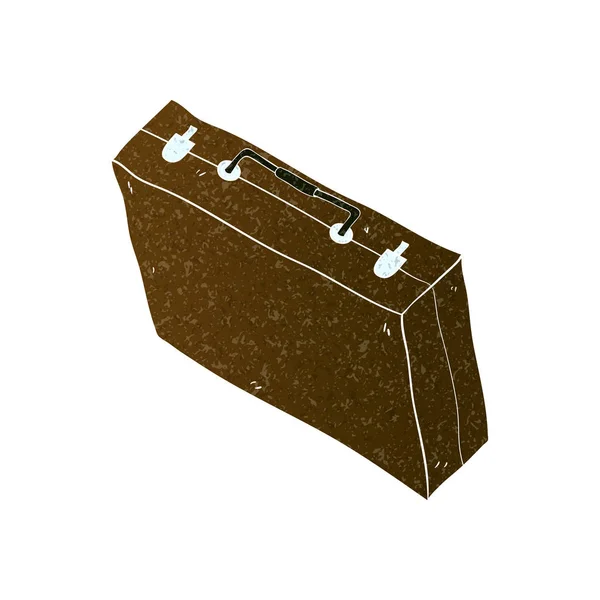 Od ruky kreslené retro zavazadlo — Stockový vektor