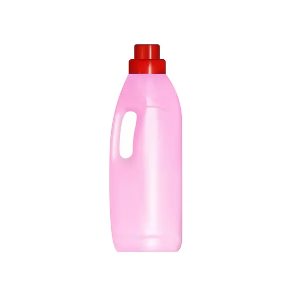 Botol plastik deterjen Laundry - Stok Vektor