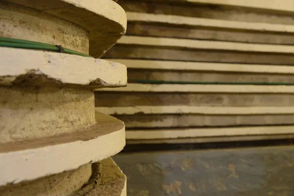 cable channels in a bunker