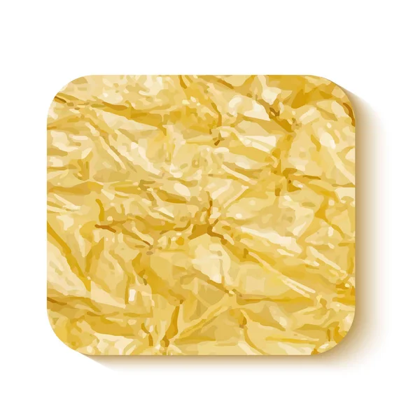 Αυτοκόλλητο Χρυσό Οδοντωτό Φύλλο — Διανυσματικό Αρχείο