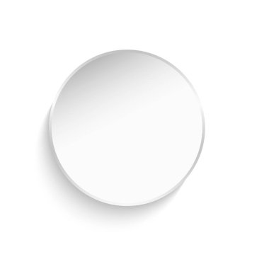 Çıkartma beyaz arkaplanda boş