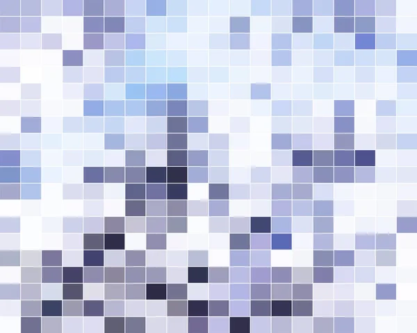 Quadrate Mosaik Auf Blauem Hintergrund — Stockvektor