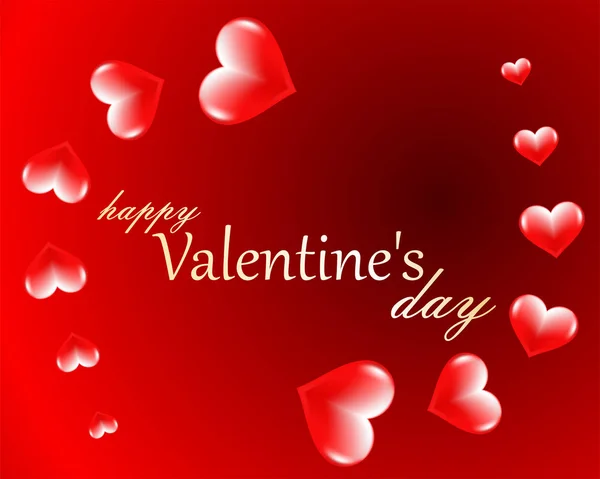 Feliz Día San Valentín Tarjetas Felicitación — Archivo Imágenes Vectoriales