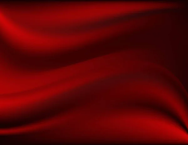 Roter Stoffverlauf Hintergrunddekor — Stockvektor