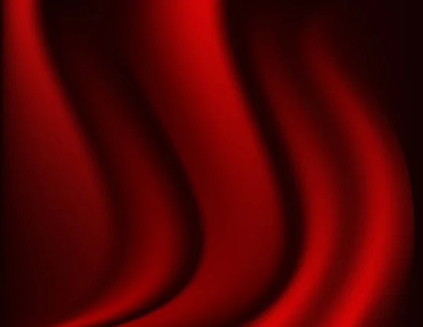 Roter Stoffverlauf Hintergrunddekor — Stockvektor