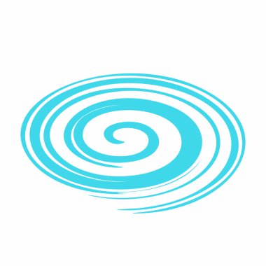 Beyaz bir arka plan üzerine huni