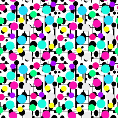 Geometrik şekiller Dikişsiz desen dekor