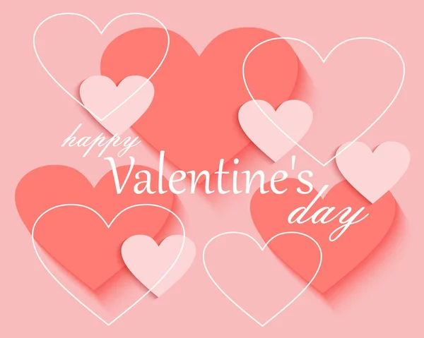 Happy Valentine Days Greeting Cards — ストックベクタ