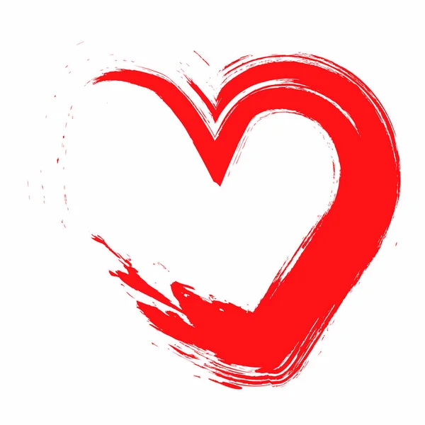 Coração Dia Dos Namorados Decoração Isolada — Vetor de Stock