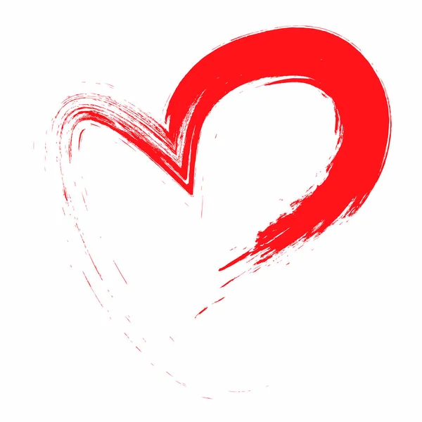 Coração Dia Dos Namorados Decoração Isolada — Vetor de Stock