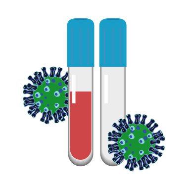 Analiz için Coronavirus kanı izole edildi.