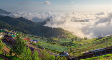 Phu sekmesini Berk hill, Phetchabun Eyaleti, Tayland.