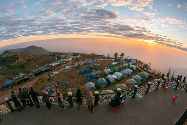 Phu Tab Berk hill, Phetchabun province, Thailand.