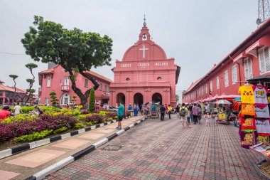 Çeşme ve Flamanca Meydanı Malacca'tarafından Christ Church yakınındaki