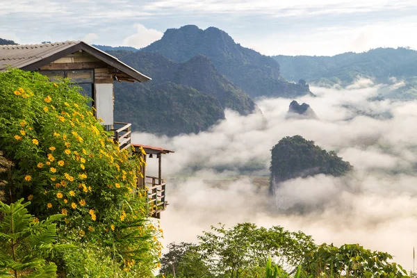 Malý domov Phu Langka národní Park — Stock fotografie