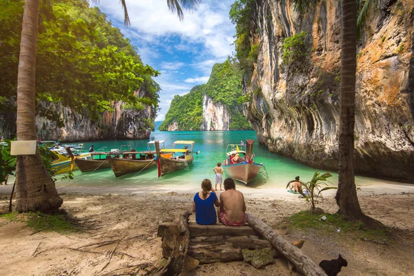 Tropischer Strand, andamanisches Meer — Stockfoto