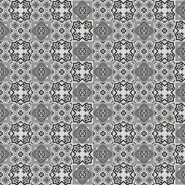 Kusursuz yüzey geometrik tasarımı. Tekrarlanan fayans süsleme arka planı. Vektör şekilleri deseni