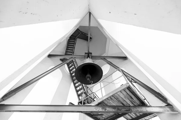 Belltower in church. type of a bell from below. — Φωτογραφία Αρχείου