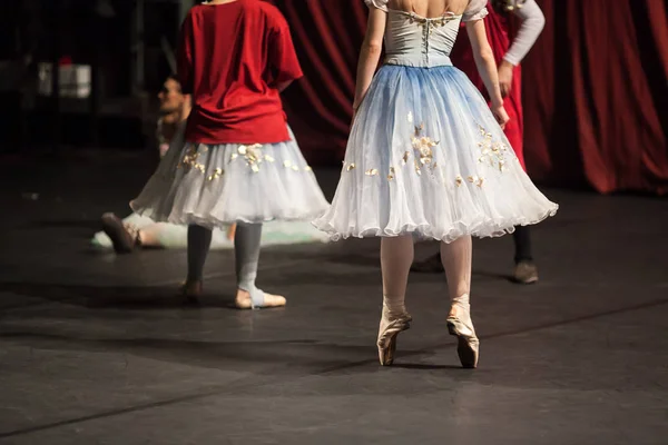 Bailarinas en el movimiento . — Foto de Stock