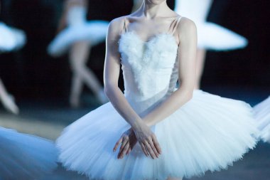 anatomi, güzellik, kavram dans. kuğu kanatları gibi dolaştım balerin ihale silah, onun duruş mükemmel düz ve beyaz boyun gergin collarbones sopa böylece çok dışarı