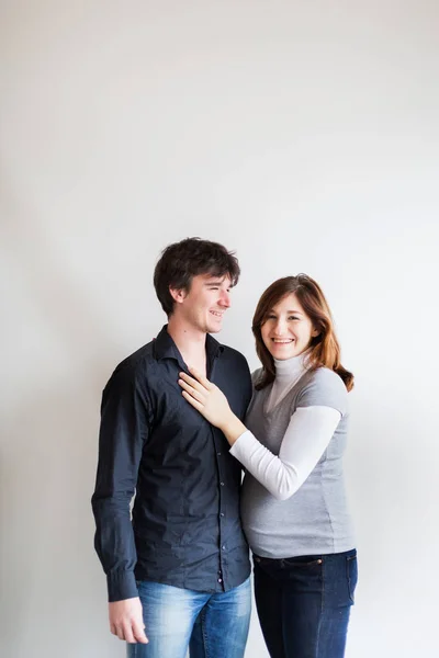 Amor Família Conceito Paternidade Par Amantes Que Estão Extremamente Felizes — Fotografia de Stock