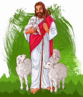 Resim Stili resimde İsa Mesih'in (yeshu )