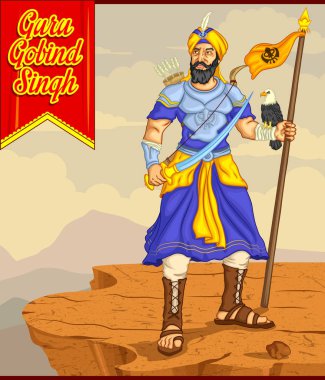Mutlu Guru Gobind Singh Jayanti Festivali gösterim amacıyla Sih (Pencap dili) kutlama